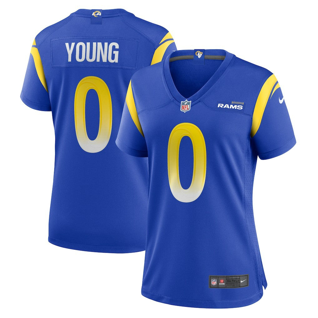 Byron Young  Women's Home Game Jersey - Los Angeles Rams
