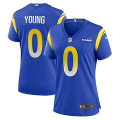 Byron Young  Women's Home Game Jersey - Los Angeles Rams