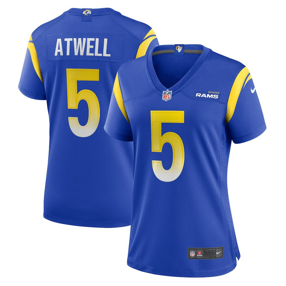 Tutu Atwell  Women's Home Game Jersey - Los Angeles Rams
