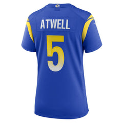 Tutu Atwell  Women's Home Game Jersey - Los Angeles Rams