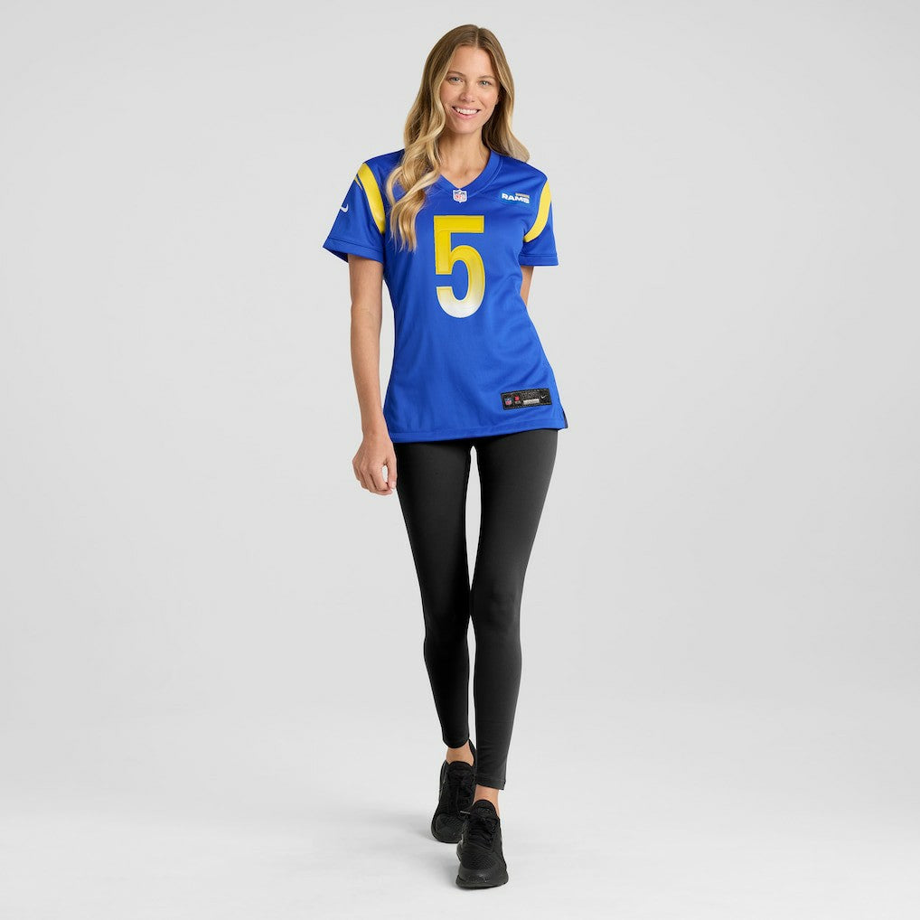 Tutu Atwell  Women's Home Game Jersey - Los Angeles Rams