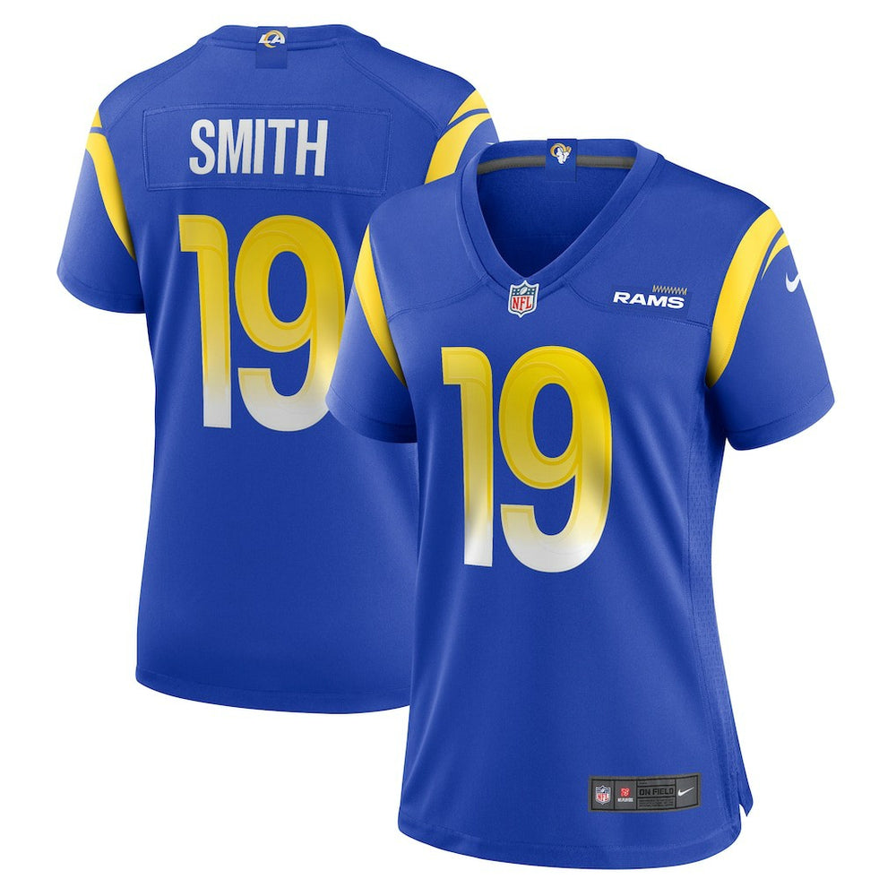 Xavier Smith  Women's Home Game Jersey - Los Angeles Rams