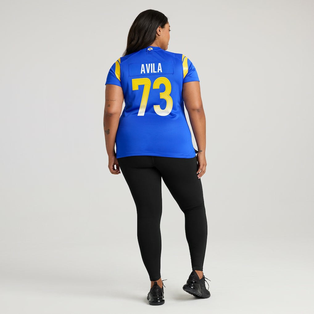 Steve Avila  Women's Home Game Jersey - Los Angeles Rams