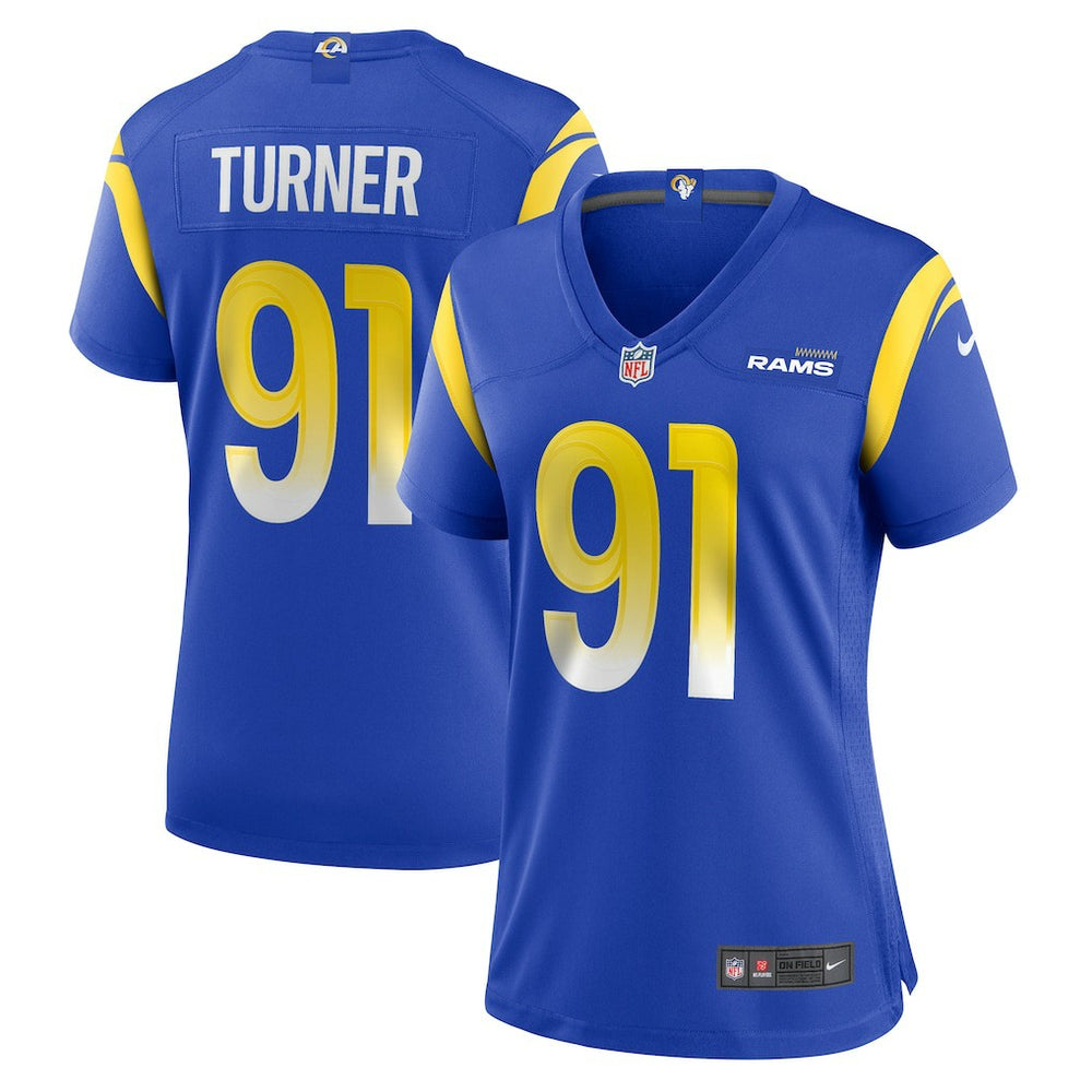 Kobie Turner  Women's Home Game Jersey - Los Angeles Rams