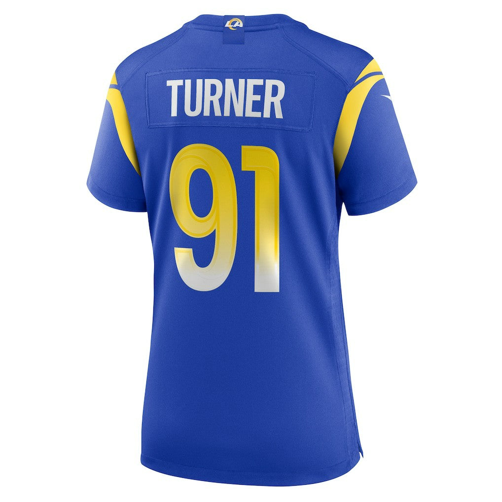Kobie Turner  Women's Home Game Jersey - Los Angeles Rams
