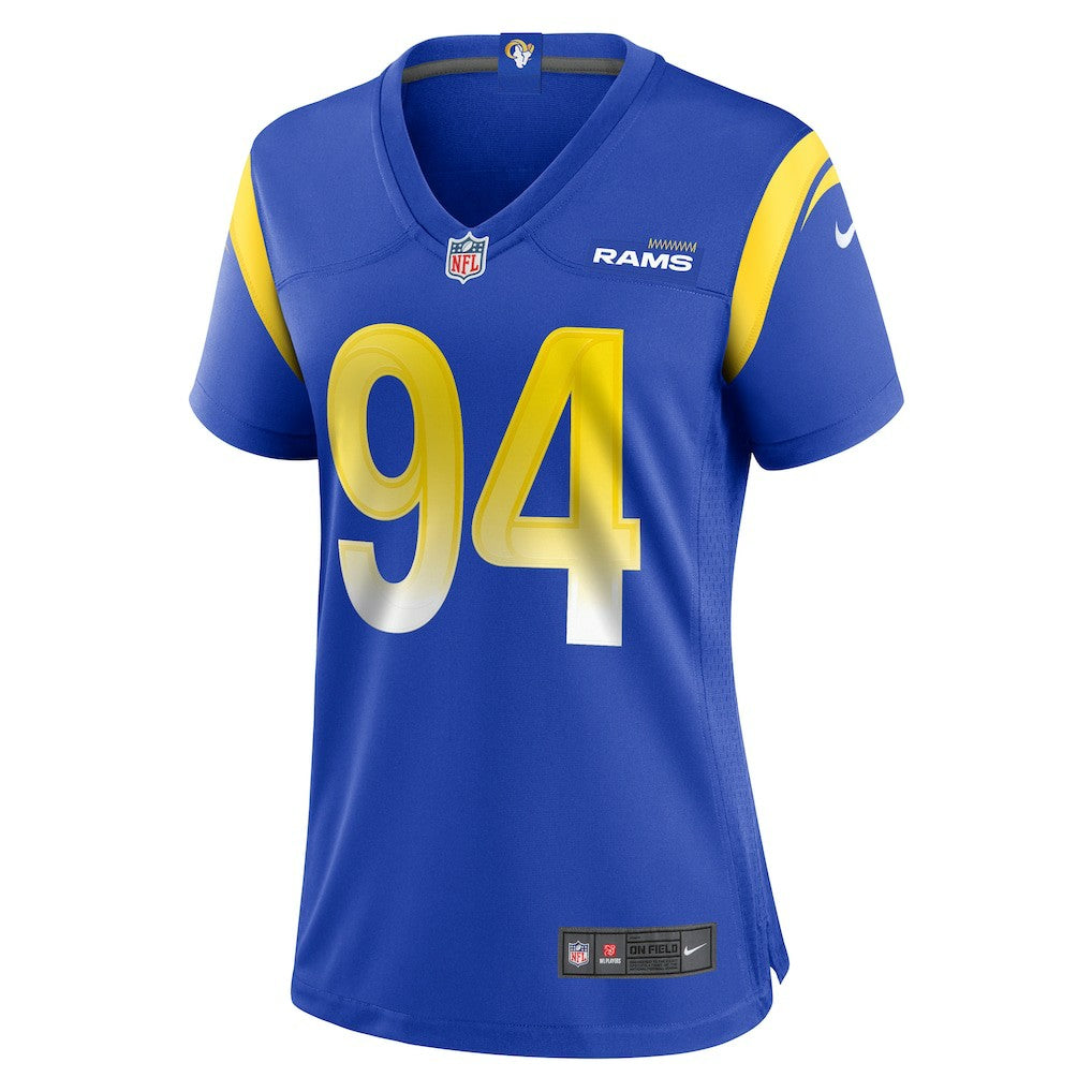 Desjuan Johnson  Women's Home Game Jersey - Los Angeles Rams