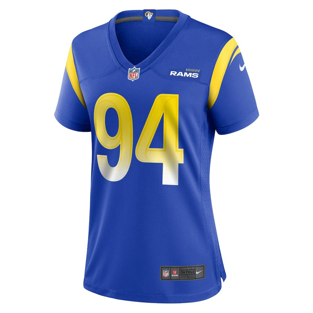 Desjuan Johnson  Women's Home Game Jersey - Los Angeles Rams