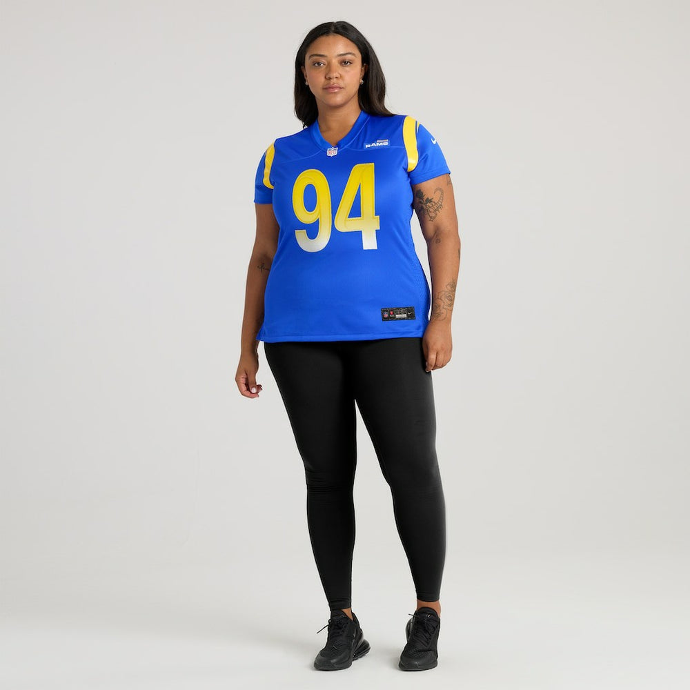 Desjuan Johnson  Women's Home Game Jersey - Los Angeles Rams