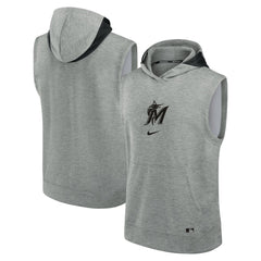 MLB Miami Marlins Nike Authentic Collection Early Work Dri-FIT Sleeveless Hoodie