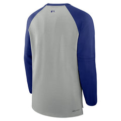 MLB Texas Rangers Nike Authentic Collection Game Time Raglan Performance Long Sleeve T-Shirt