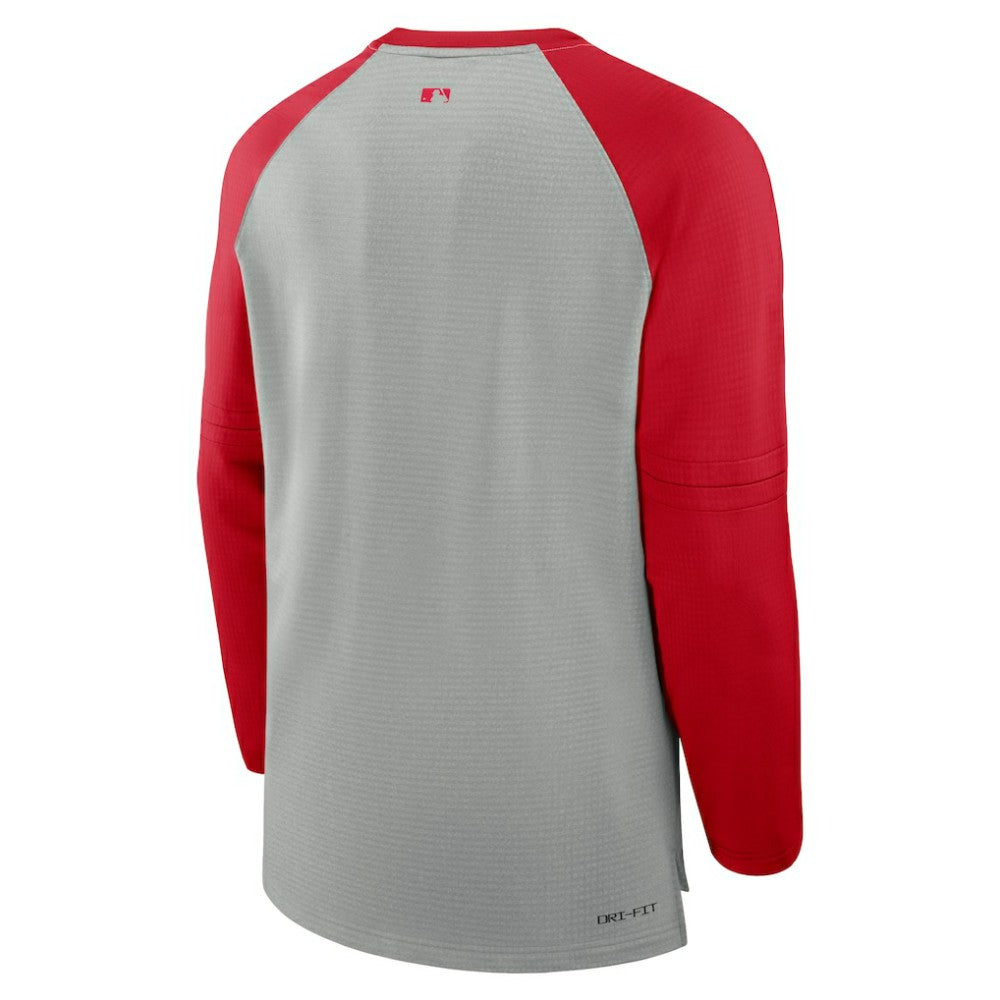 MLB Washington Nationals Nike Authentic Collection Game Time Raglan Performance Long Sleeve T-Shirt