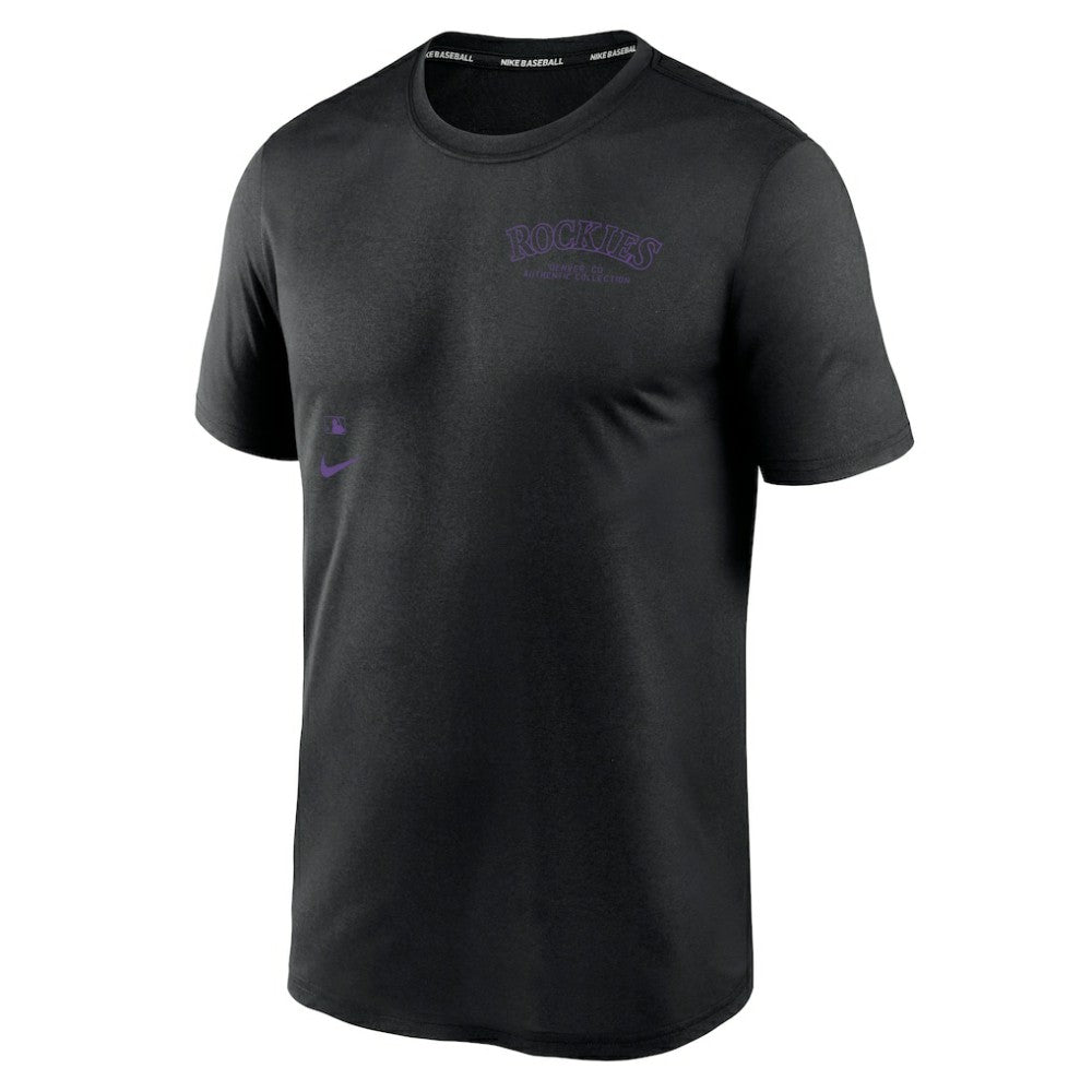 MLB Colorado Rockies Nike Authentic Collection Early Work Tri-Blend Performance T-Shirt