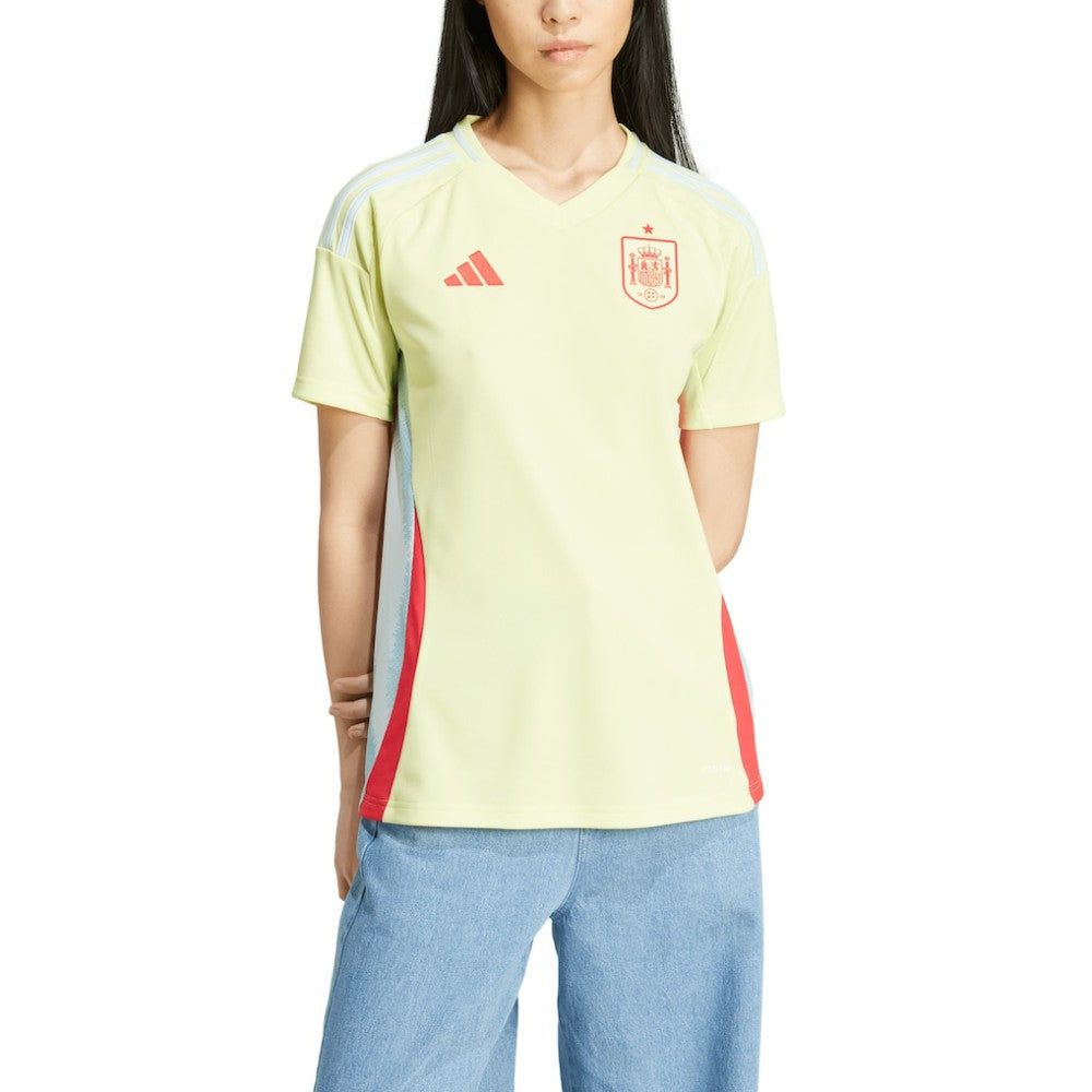 Spain National Team Women's 2024 Away Replica Jersey - Adidas Yellow