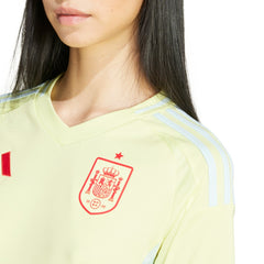 Spain National Team Women's 2024 Away Replica Jersey - Adidas Yellow