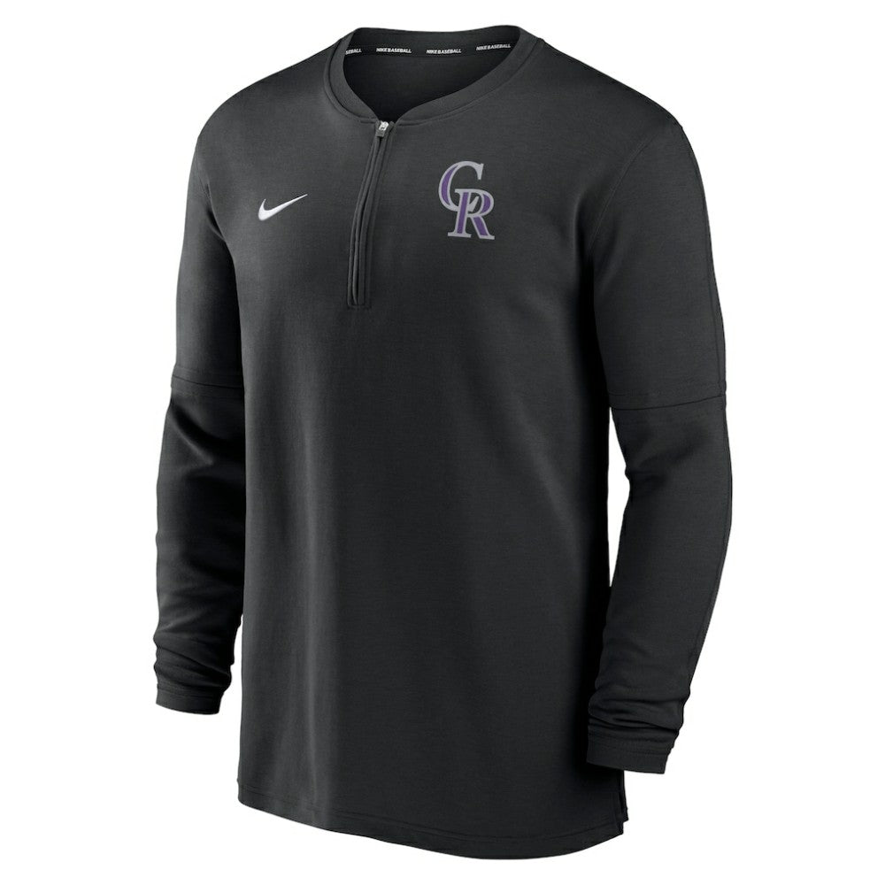 MLB Colorado Rockies Nike Authentic Collection Game Time Performance Quarter-Zip Top