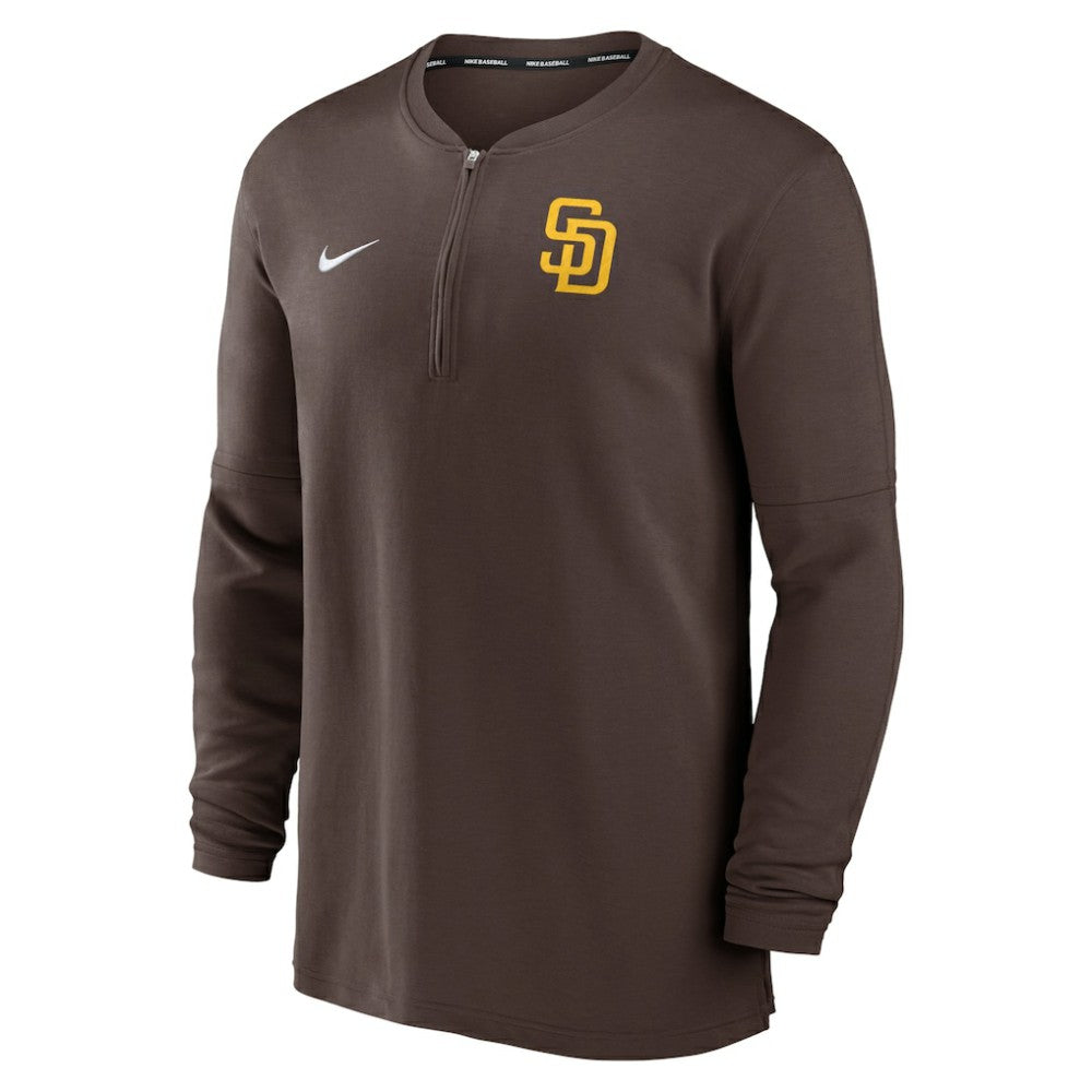 MLB San Diego Padres Nike Authentic Collection Game Time Performance Quarter-Zip Top