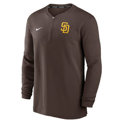MLB San Diego Padres Nike Authentic Collection Game Time Performance Quarter-Zip Top