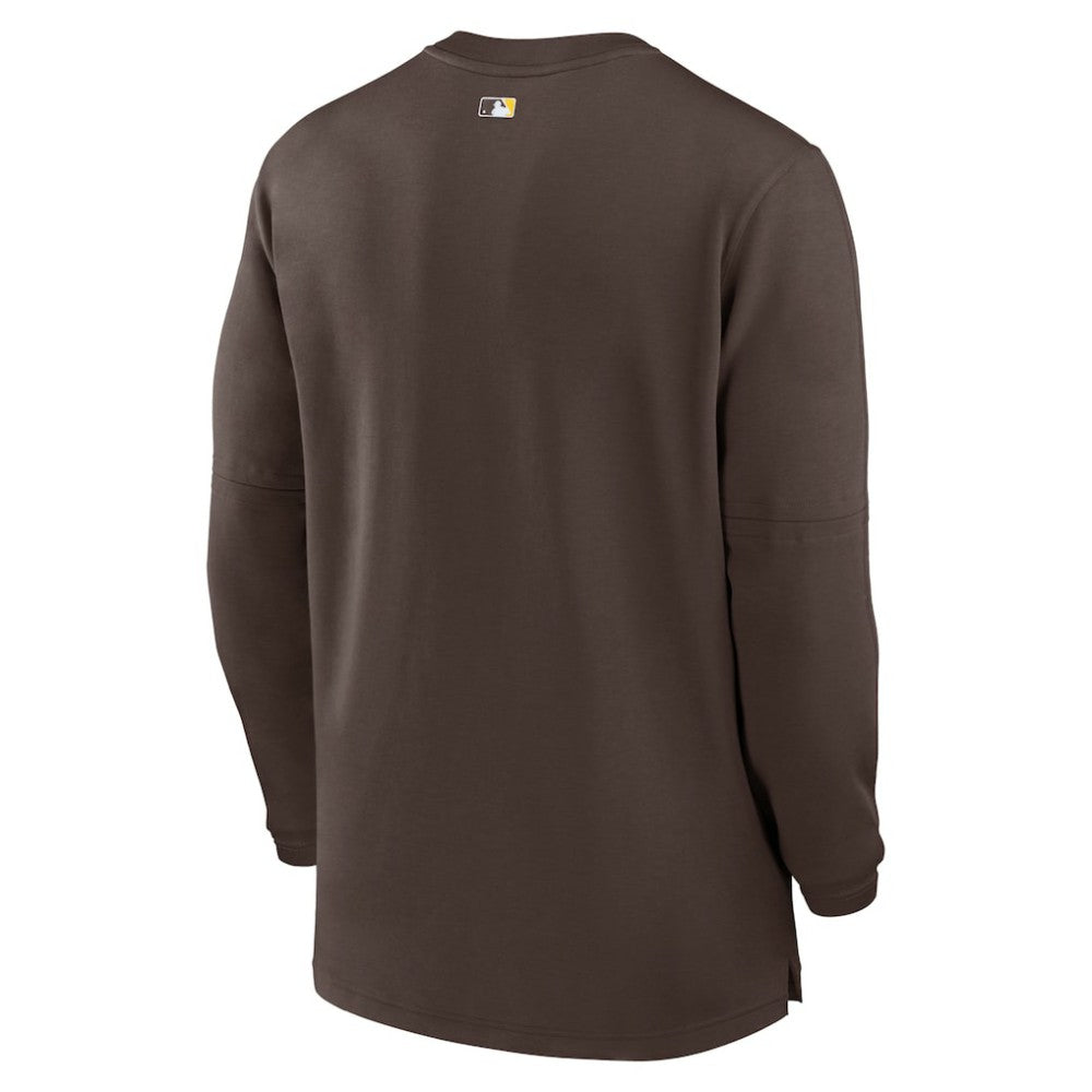 MLB San Diego Padres Nike Authentic Collection Game Time Performance Quarter-Zip Top