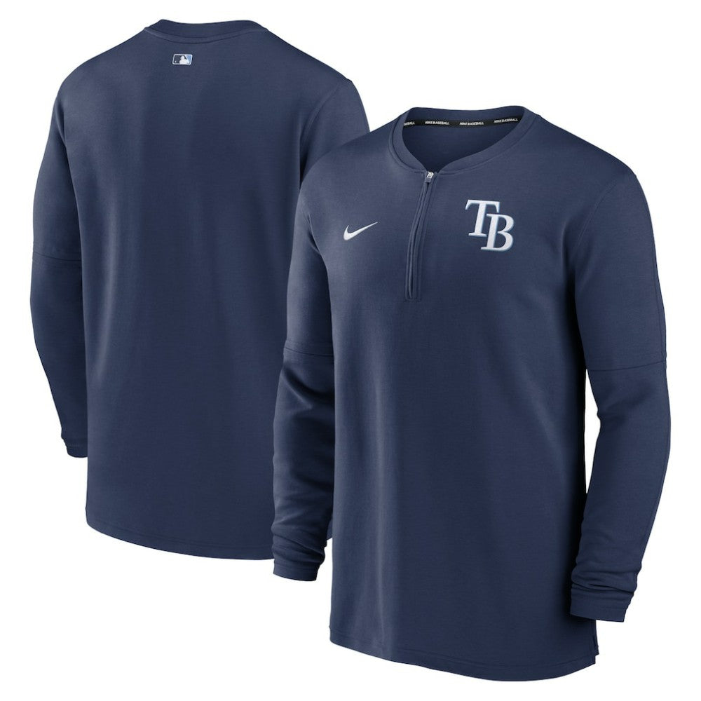 MLB Tampa Bay Rays Nike Authentic Collection Game Time Performance Quarter-Zip Top