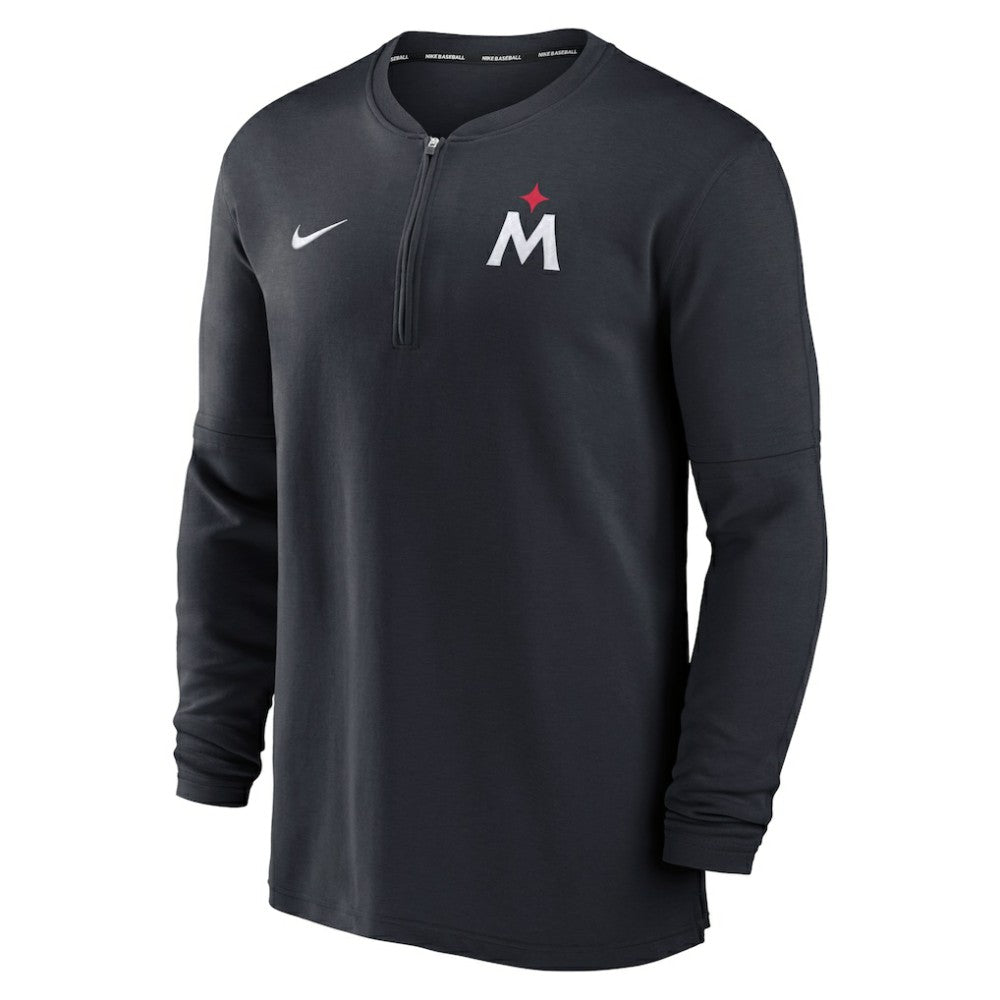 MLB Minnesota Twins Nike Authentic Collection Game Time Performance Quarter-Zip Top