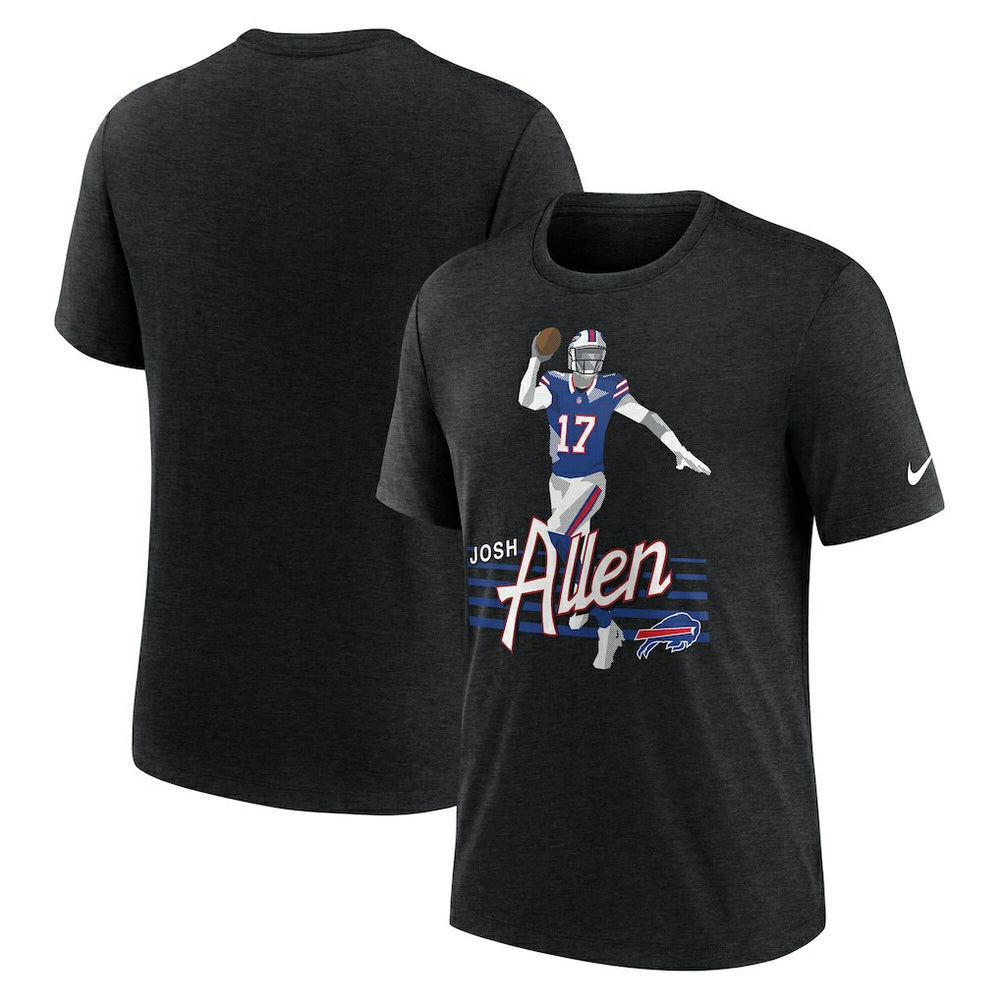 Josh Allen  Player Graphic T-Shirt - Buffalo Bills