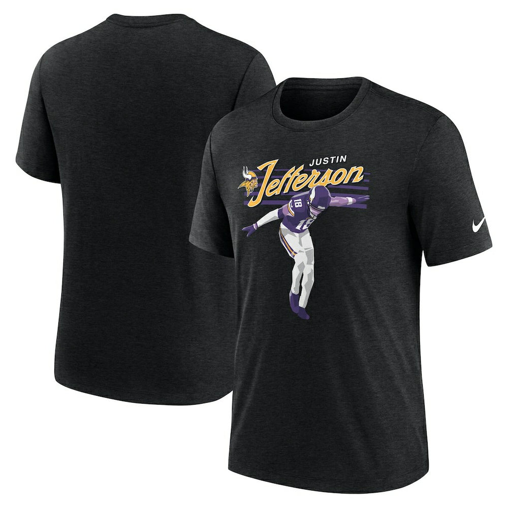 Justin Jefferson  Player Graphic T-Shirt - Minnesota Vikings