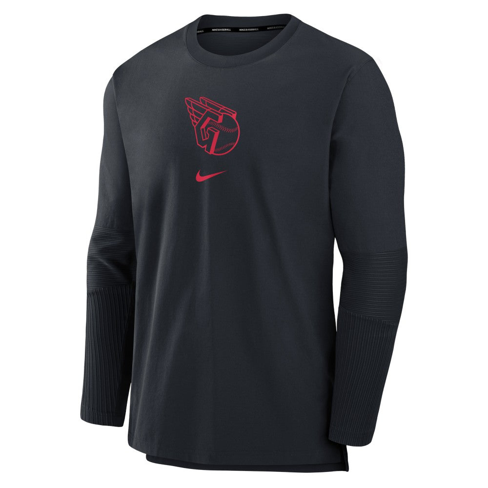 MLB Cleveland Guardians Nike Authentic Collection Player Dri-FIT Lightweight Pullover