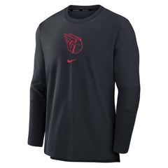 MLB Cleveland Guardians Nike Authentic Collection Player Dri-FIT Lightweight Pullover