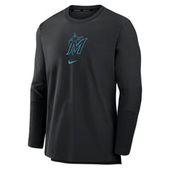MLB Miami Marlins Nike Authentic Collection Player Dri-FIT Lightweight Pullover