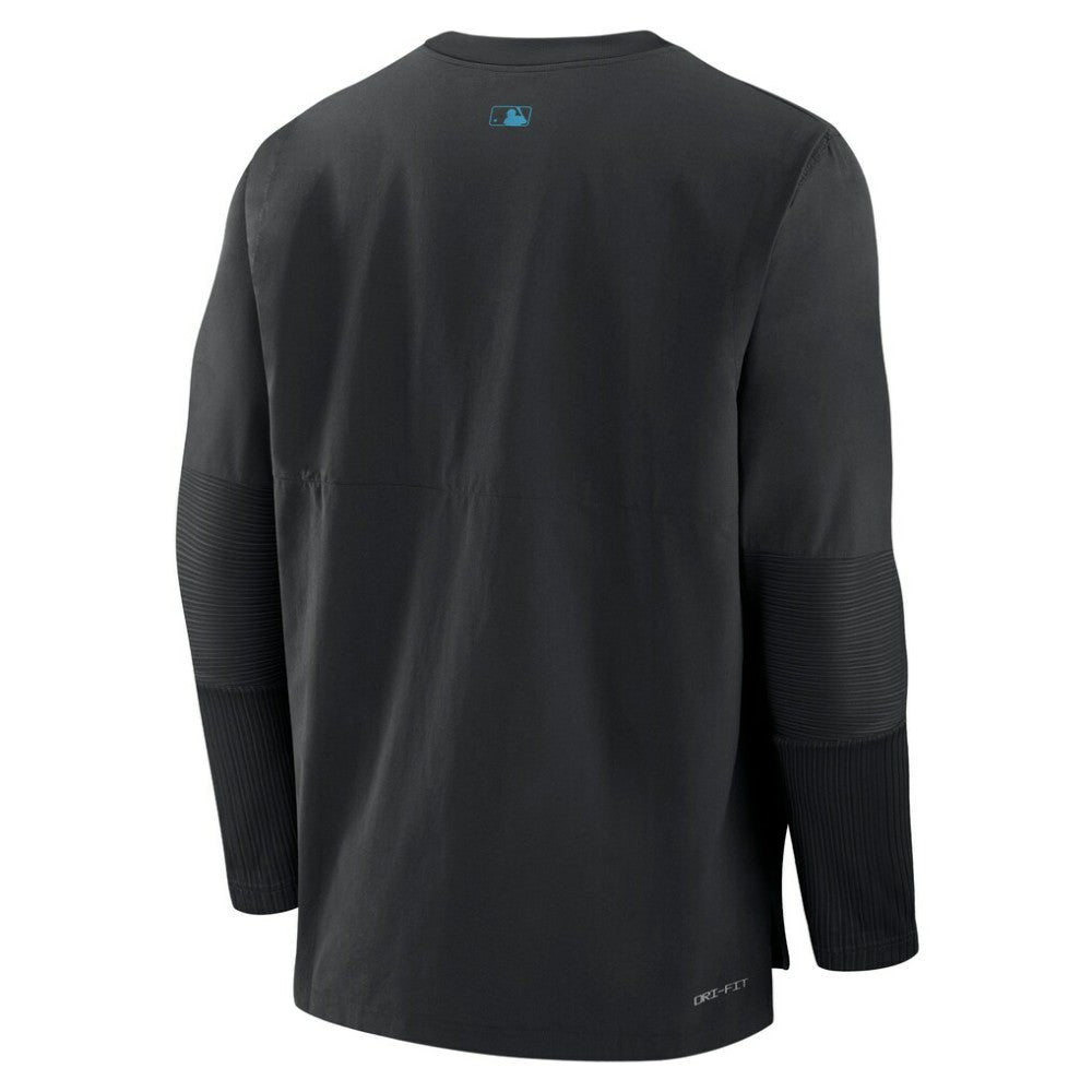 MLB Miami Marlins Nike Authentic Collection Player Dri-FIT Lightweight Pullover