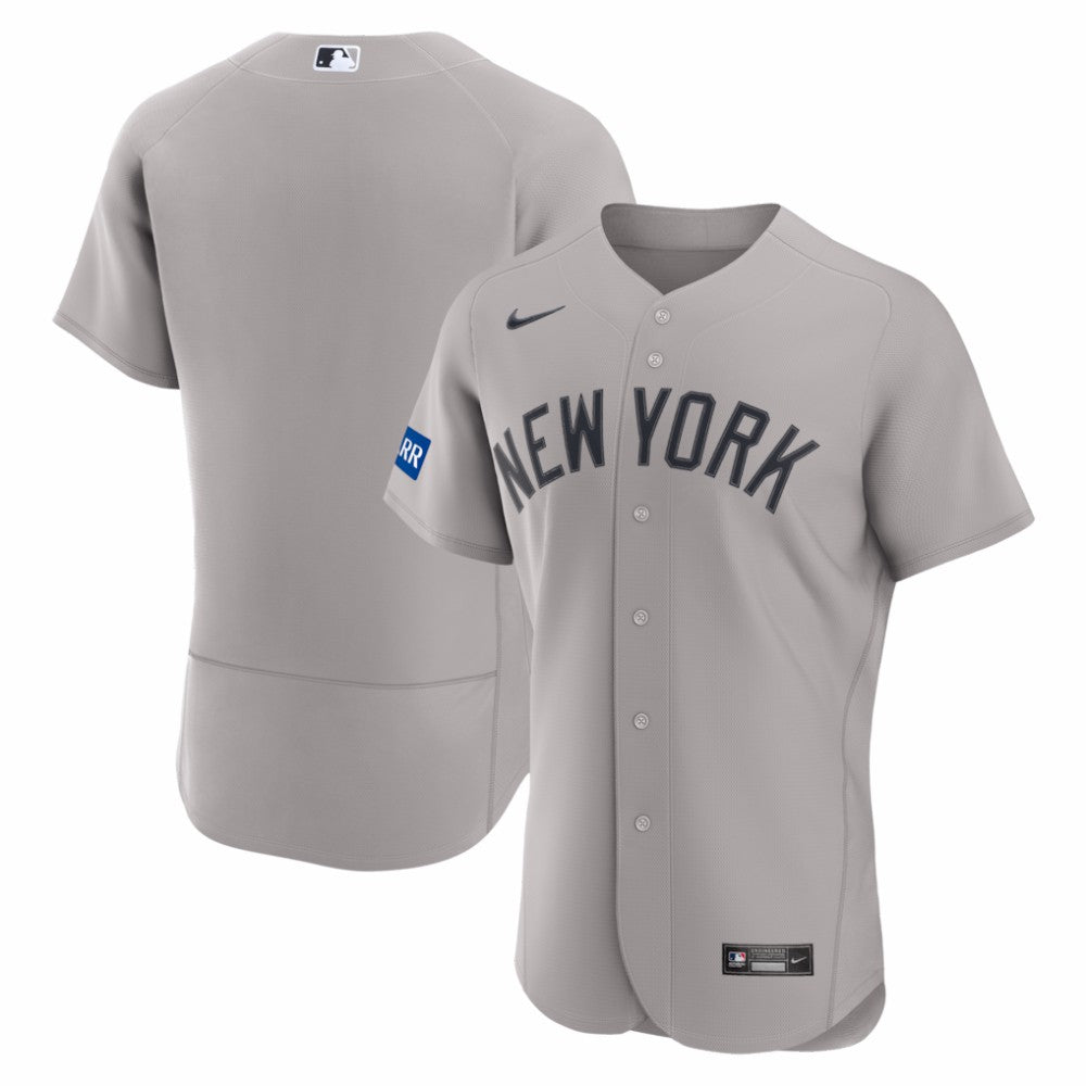MLB New York Yankees Nike Road Sponsor Patch Authentic Jersey