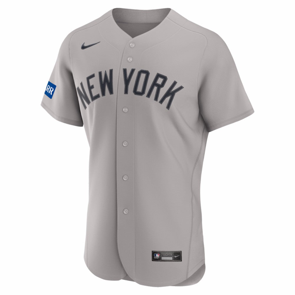 MLB New York Yankees Nike Road Sponsor Patch Authentic Jersey