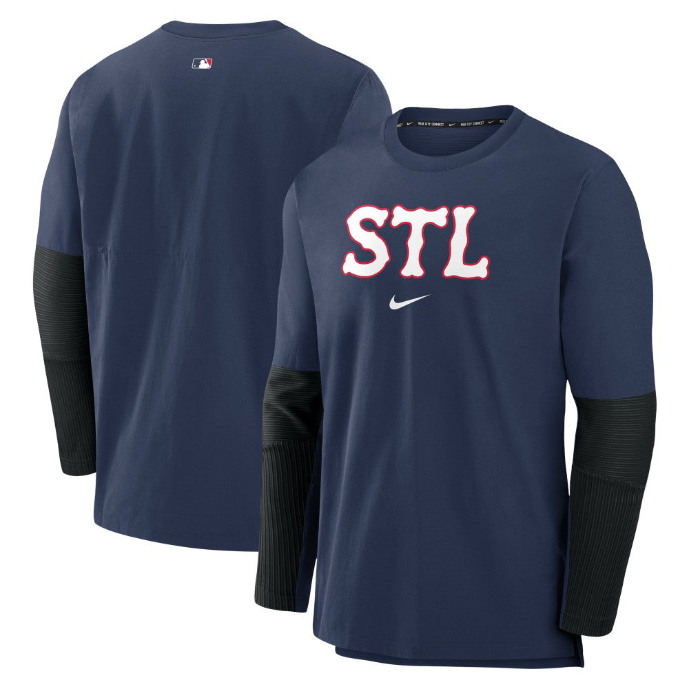 MLB St. Louis Cardinals Nike Authentic Collection Player Dri-FIT Lightweight Pullover