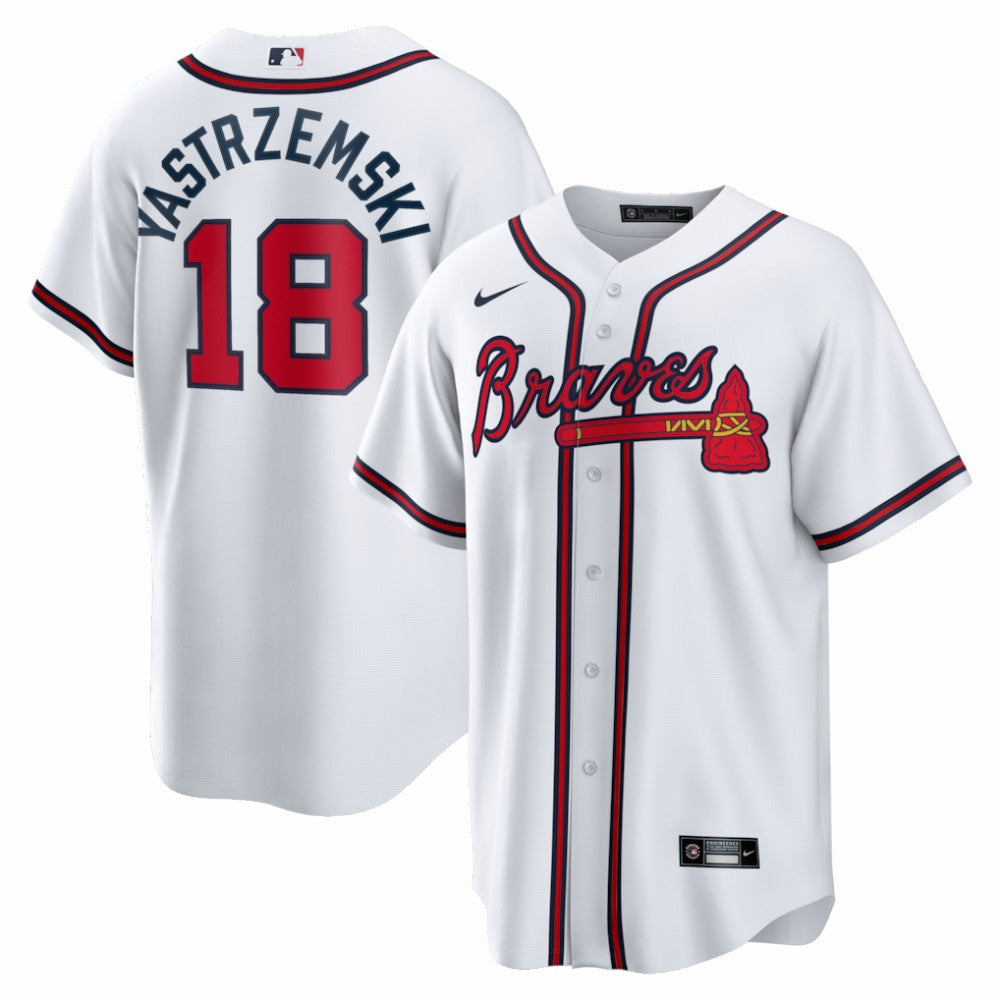 MLB Mike Yastrzemski Atlanta Braves Nike Replica Jersey