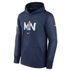 MLB Minnesota Twins Nike 2024 City Connect Authentic Collection Practice Performance Pullover Hoodie
