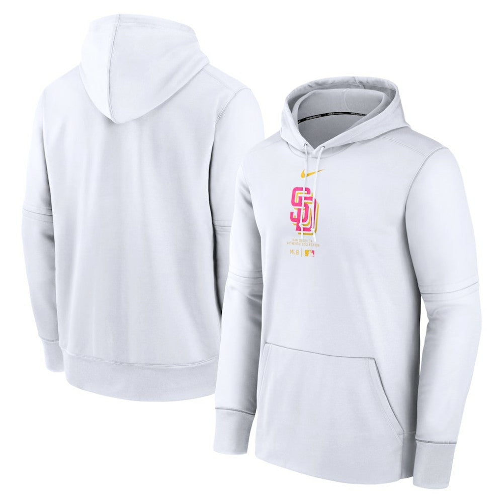 MLB San Diego Padres Nike Authentic Collection City Connect Practice Performance Pullover Hoodie