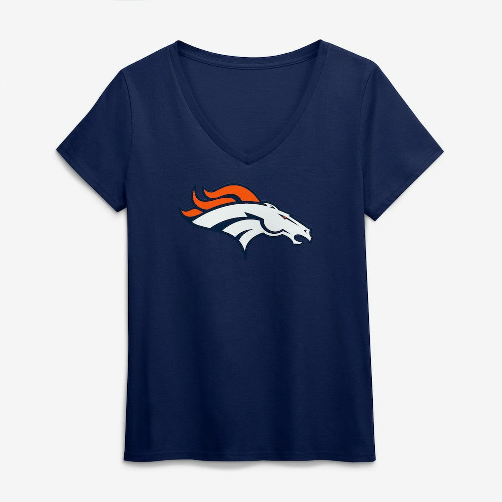 Logo Athletic Women's Primary Logo V-Neck T-Shirt - Denver Broncos