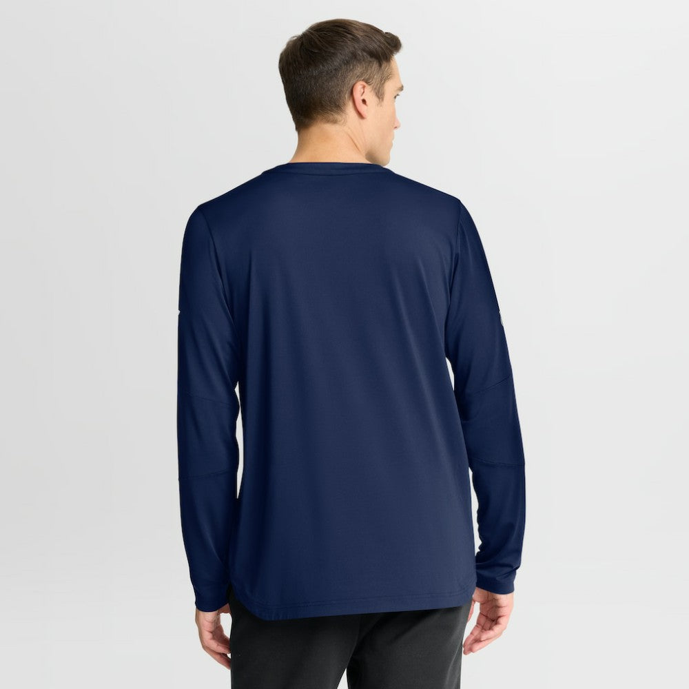 NHL Navy Florida Panthers Fanatics Authentic Pro Rink Tech Long Sleeve T-Shirt