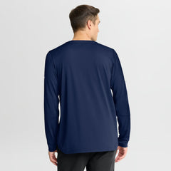NHL Navy Florida Panthers Fanatics Authentic Pro Rink Tech Long Sleeve T-Shirt