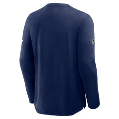 NHL Navy Florida Panthers Fanatics Authentic Pro Rink Tech Long Sleeve T-Shirt