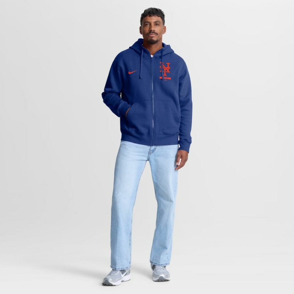 MLB New York Mets Nike Primetime Lockup Full-Zip Hoodie