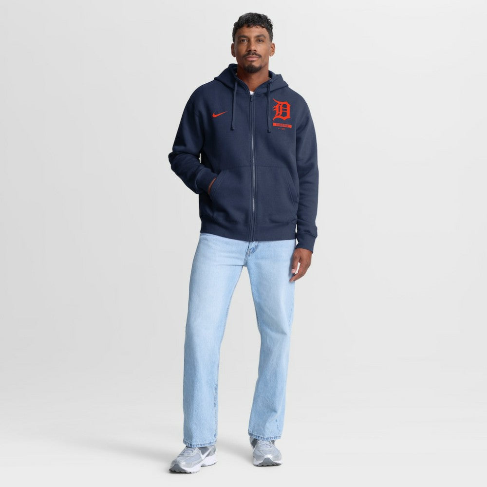 MLB Detroit Tigers Nike Primetime Lockup Full-Zip Hoodie