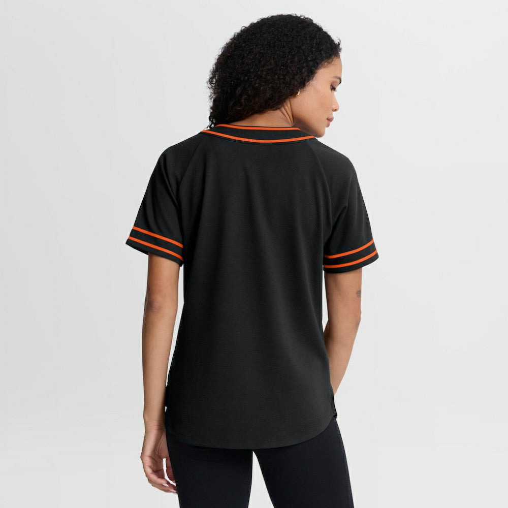 MLB San Francisco Giants Fanatics Women's Diva Race Ahead Raglan V-Neck T-Shirt