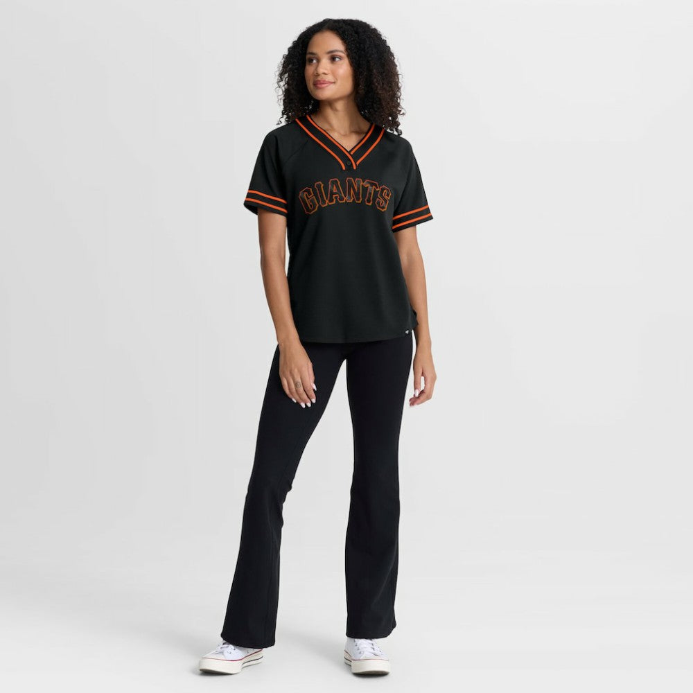 MLB San Francisco Giants Fanatics Women's Diva Race Ahead Raglan V-Neck T-Shirt