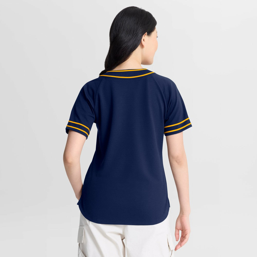 MLB Milwaukee Brewers Fanatics Women's Diva Race Ahead Raglan V-Neck T-Shirt