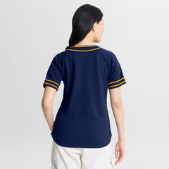 MLB Milwaukee Brewers Fanatics Women's Diva Race Ahead Raglan V-Neck T-Shirt