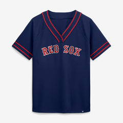 MLB Boston Red Sox Fanatics Women's Diva Race Ahead Raglan V-Neck T-Shirt