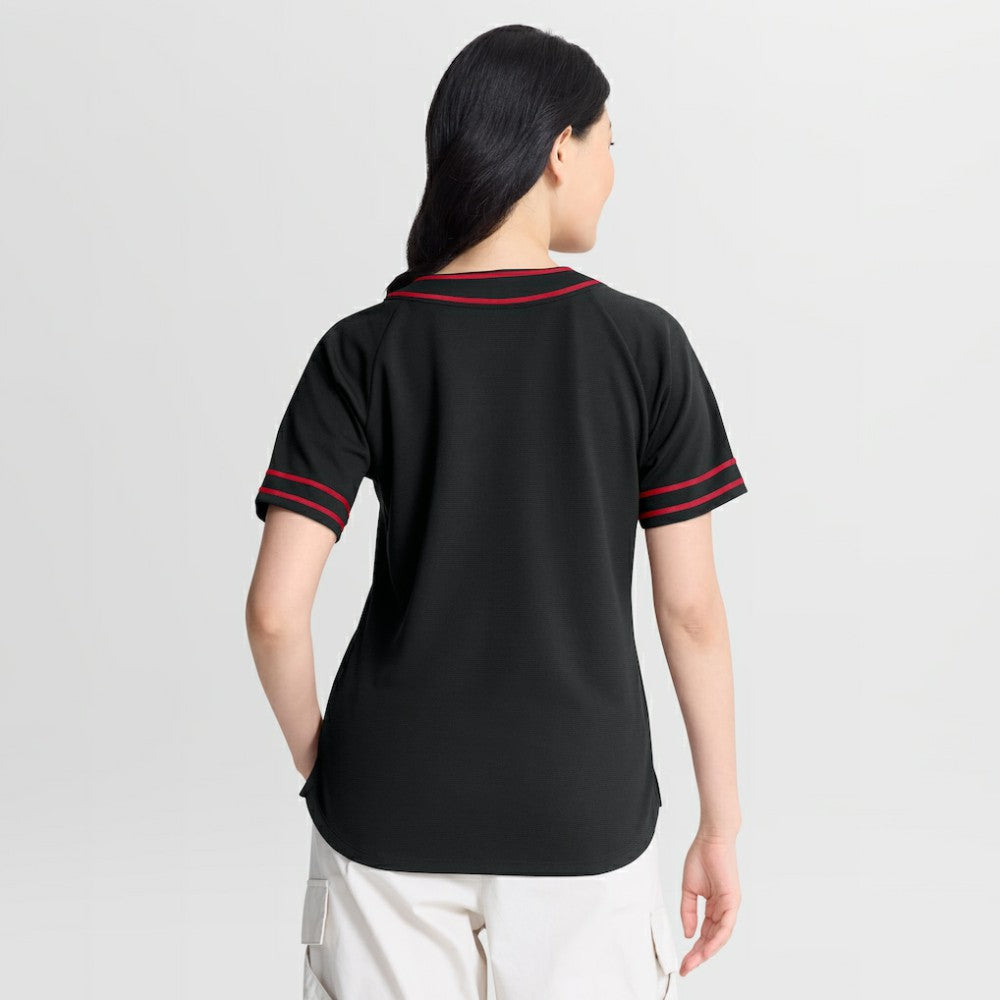 MLB Arizona Diamondbacks Fanatics Women's Diva Race Ahead Raglan V-Neck T-Shirt