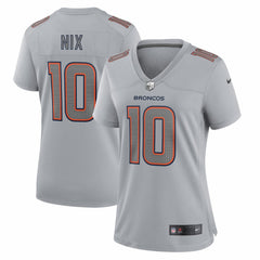 Bo Nix  Women's Fashion Atmosphere Fashion Game Jersey - Denver Broncos