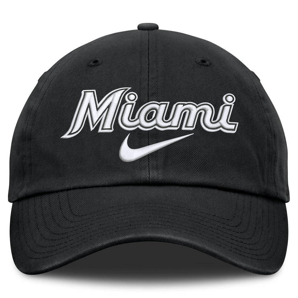 MLB Miami Marlins Nike Primetime Club Adjustable Hat